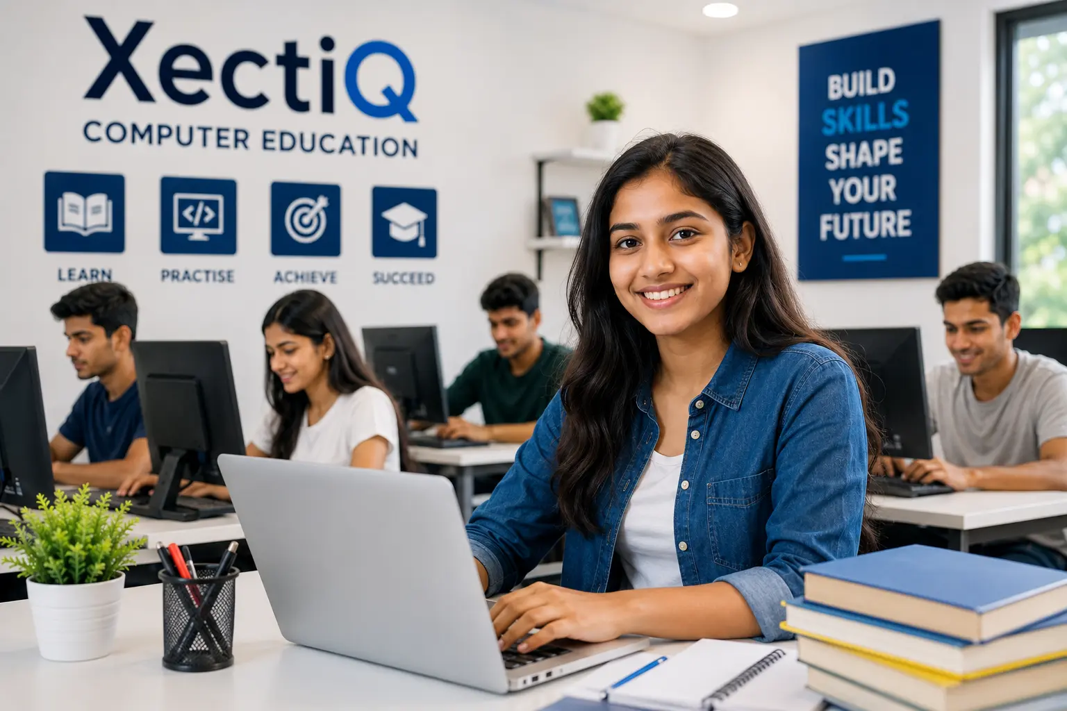 Students learning at an authorised XectiQ Centre